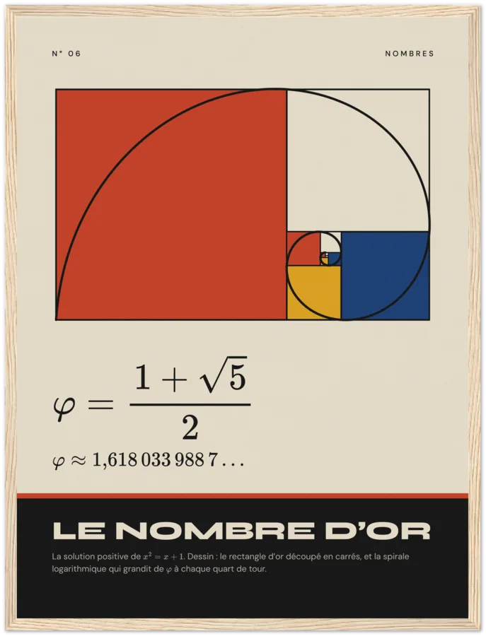 Rendu de fabrication : affiche encadrée
